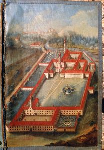Tuschezeichnung der Klosteranlage aus dem Jahr 1792