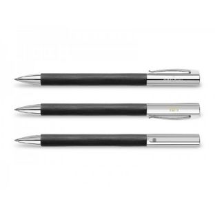 TUM ball pen, black and silver colored