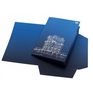 TUM conference folder blue