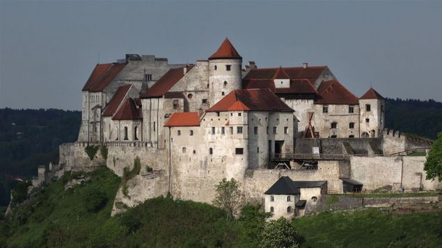 Die Hauptburg der Burganlage von Burghausen