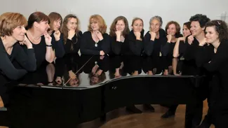 Das Frauenensemble der Burghauser Musikschule