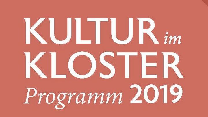 Detail of program leaflet "Kultur im Kloster 2019"