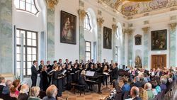 The Aula maior, the ceremonial hall of the TUM Science & Study Center Raitenhaslach, was the late baroque backdrop for the anniversary concert.
