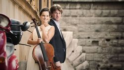 The cellist Raphaela Gromes and the pianist Julian Riem from Munich give a concert on July 19, 2019 in the main hall of TUM Science and Study Center Raitenhaslach.